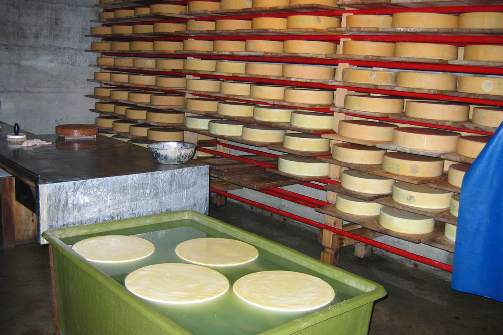 Cave à fromage du chalet Mittlist Morgeten